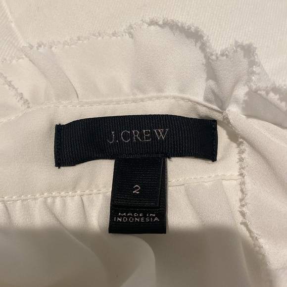 J.Crew Chiffon Ruffle Top - Picture 4 of 7